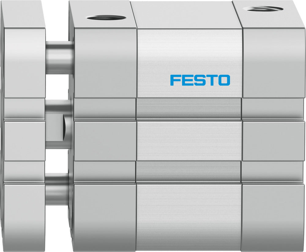 Festo Kompaktzylinder 40mm Bohrung 10mm Hub ISO 21287 Doppelt Wirkend - 574031