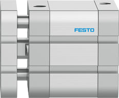 Festo Kompaktzylinder 50mm Bohrung 20mm Hub ISO 21287 Doppelt Wirkend - 574042