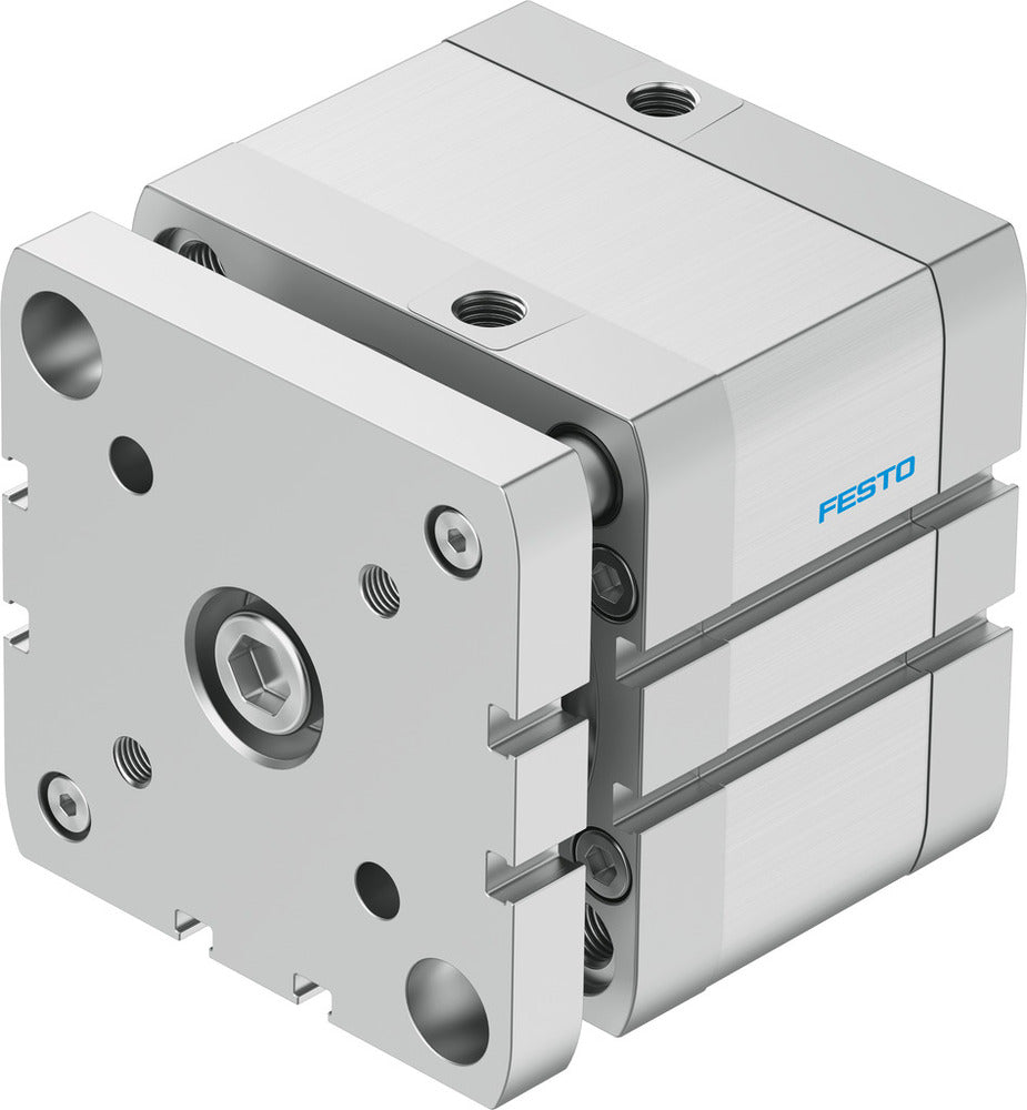 Festo Kompaktzylinder 80mm Bohrung 20mm Hub ISO 21287 Doppelt Wirkend - 574060