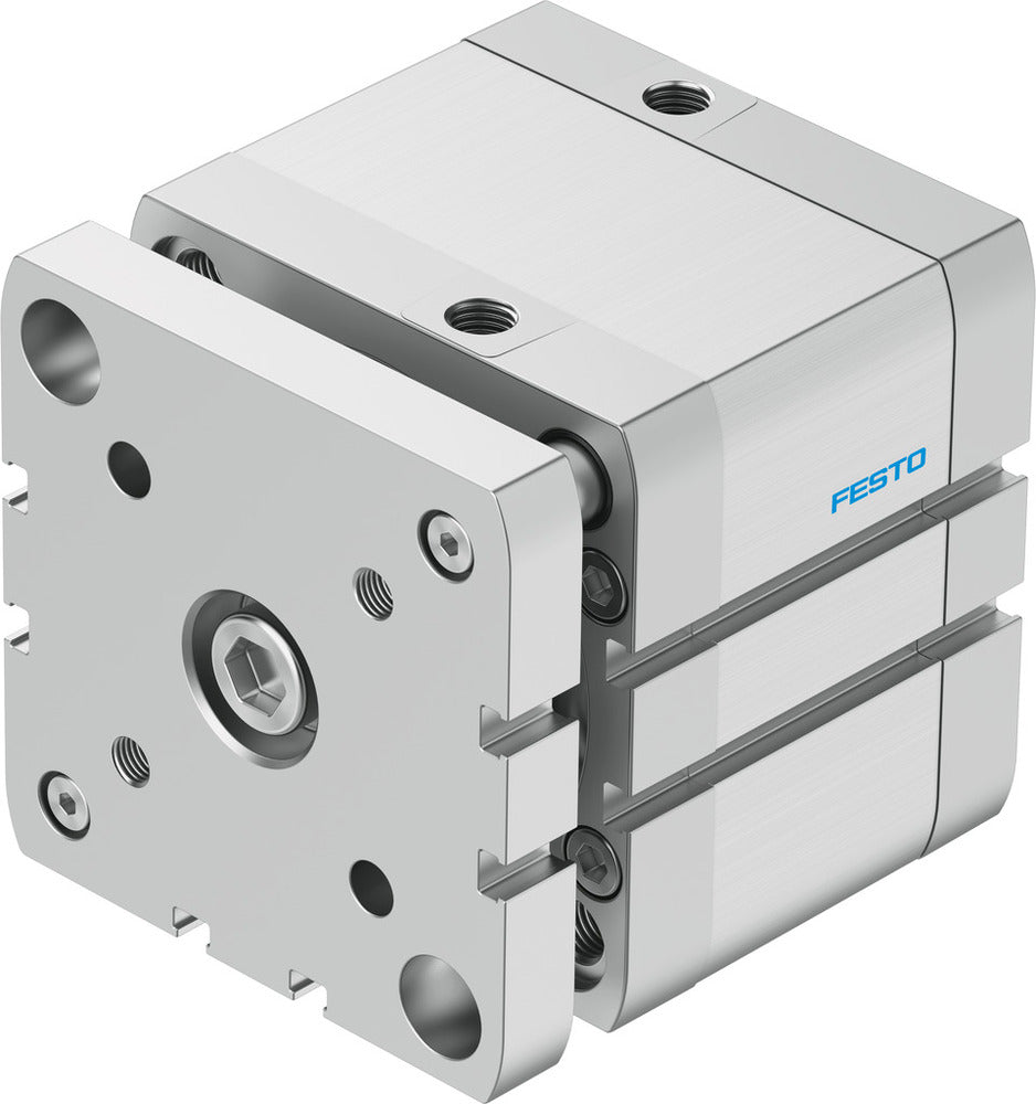Festo Kompaktzylinder 80mm Bohrung 25mm Hub ISO 21287 Doppelt Wirkend - 574061