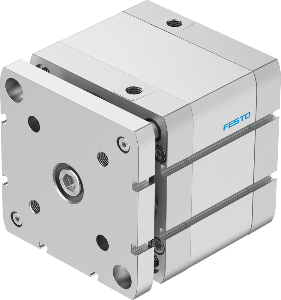 Festo Kompaktzylinder 100mm Bohrung 30mm Hub ISO 21287 Doppelt Wirkend - 577228