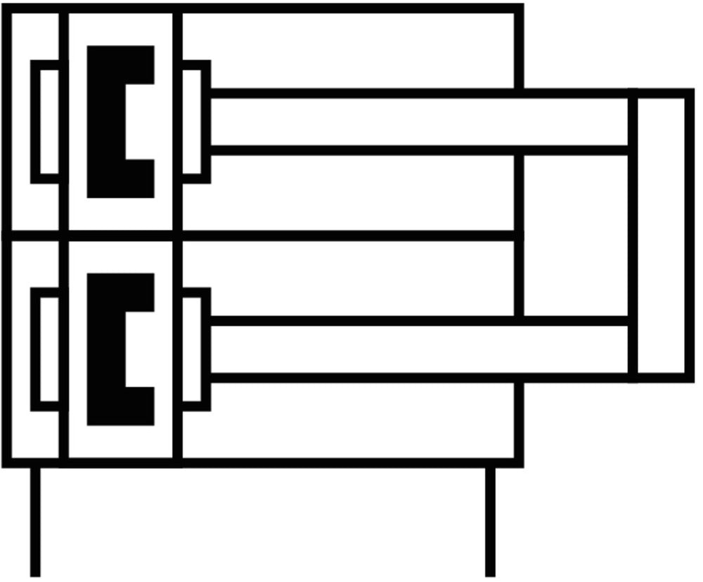 Festo Doppelkolbenzylinder 20mm Bohrung 25mm Hub Doppelt Wirkend - 32694