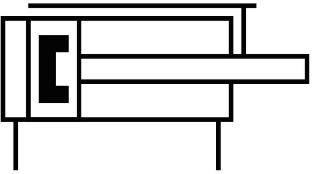 Festo Mini-Schlitten 12mm Bohrung 20mm Hub Doppelt Wirkend - 570173