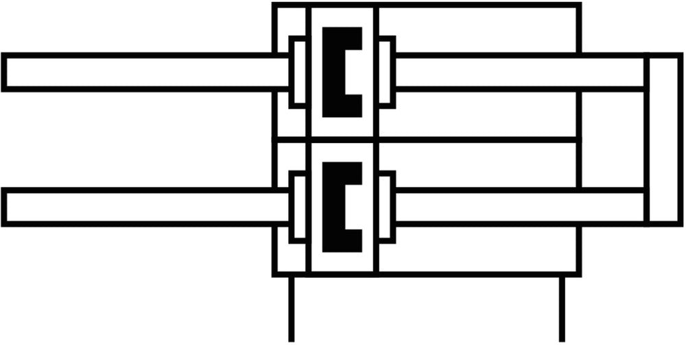 Festo Doppelkolbenzylinder 32mm Bohrung 40mm Hub Doppelt Wirkend - 162140
