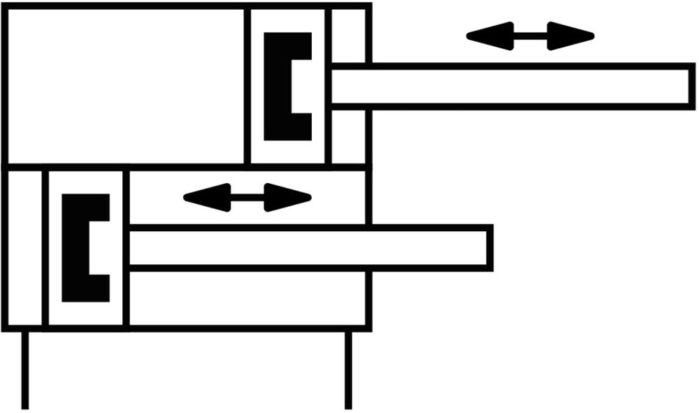 Festo Vereinzeler 10mm Bohrung 10mm Hub Doppelt Wirkend - 550908
