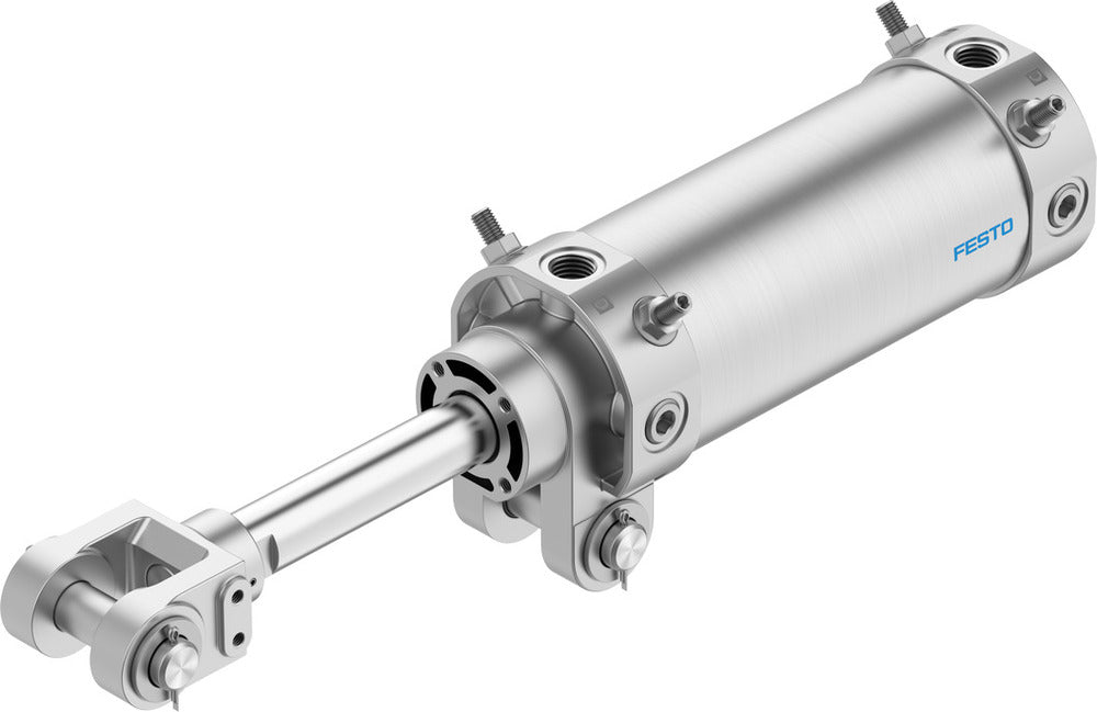 Festo Gelenkzylinder 80mm Bohrung 100mm Hub Doppelt Wirkend - 557906