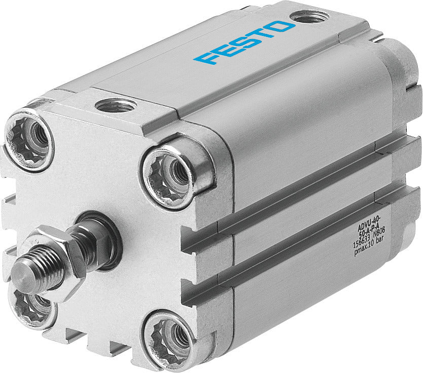 Festo Kompaktzylinder 63mm Bohrung 20mm Hub Doppelt Wirkend - 156647