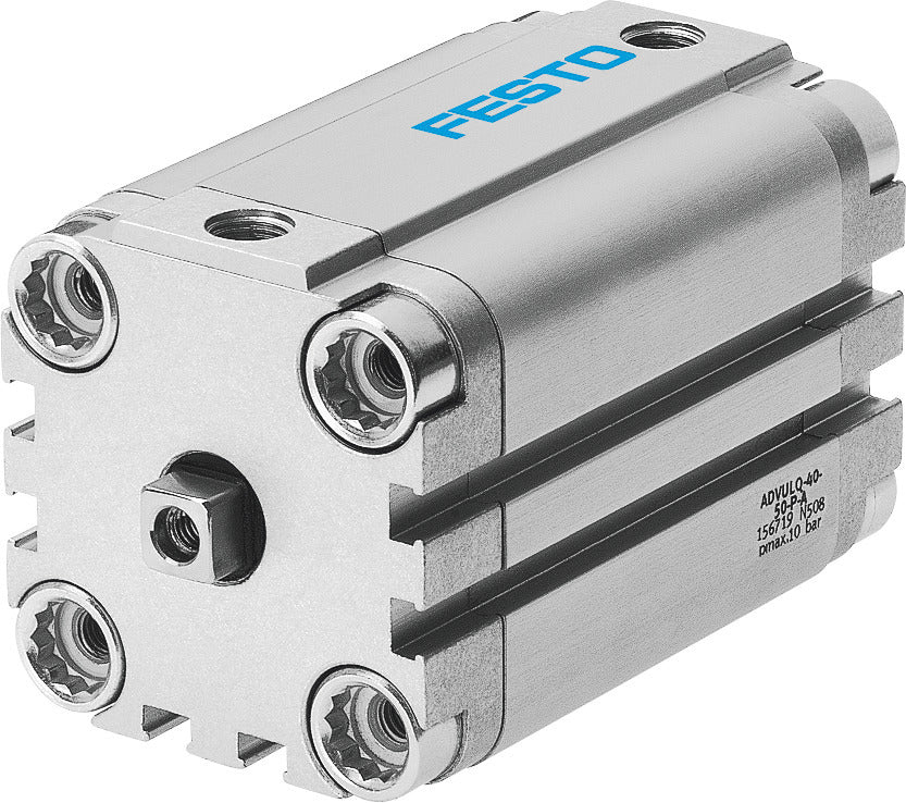 Festo Compact Cylinder 63mm Bore 15mm Stroke Double Acting - 156732