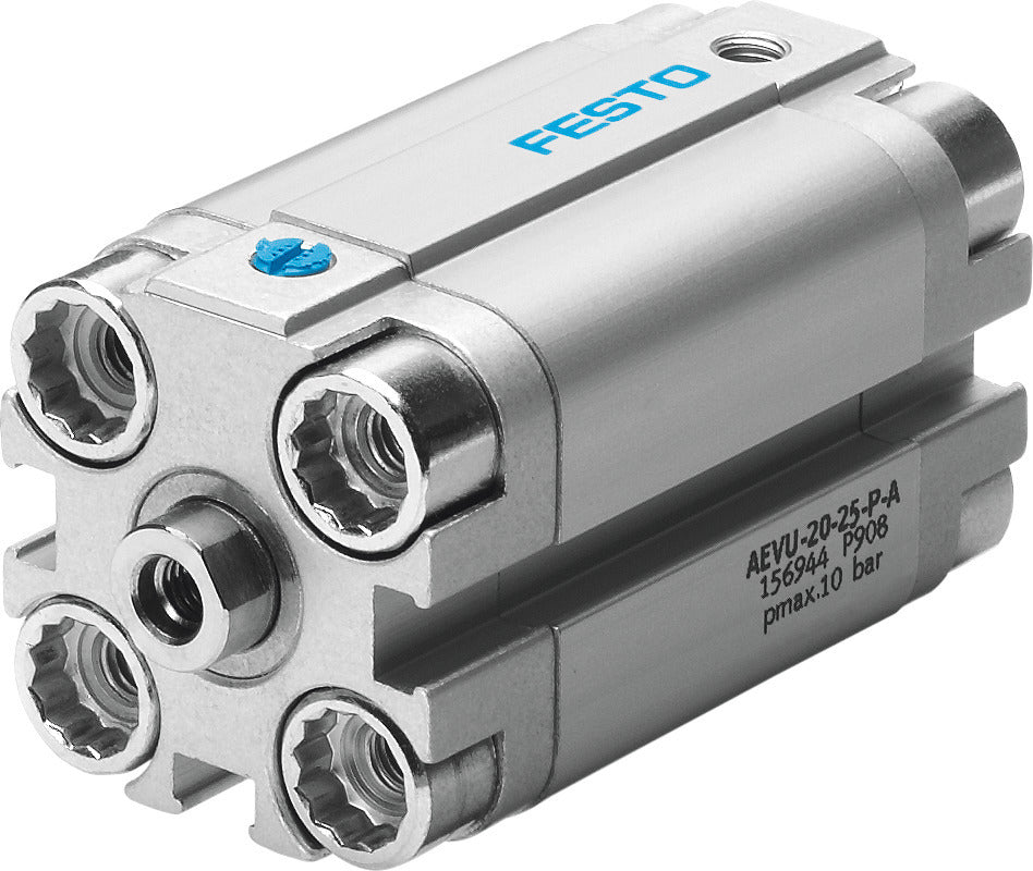 Festo Compact Cylinder 20mm Bore 25mm Stroke Single Acting - 156944