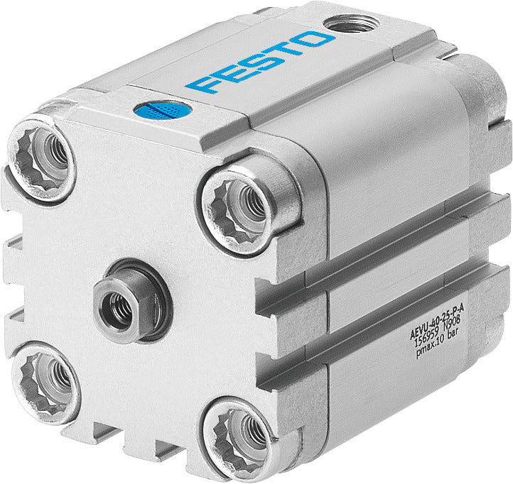 Festo Compact Cylinder 80mm Bore 10mm Stroke Single Acting - 156968