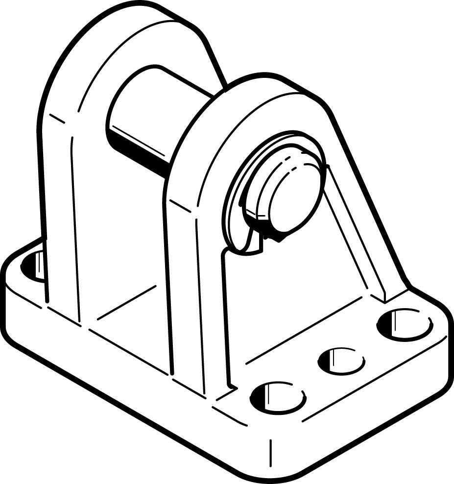 Festo Gabelkopf Lagerbock Baugröße 63 - 2078795