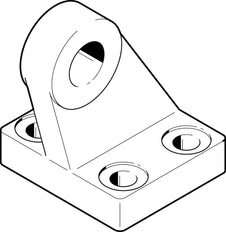 Festo Gabelkopf Lagerbock Baugröße 50 - 33845