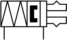 Festo Dreipunktgreifer 4mm Hub - Baugröße 35 Doppelt Wirkend - 540863