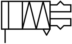 Festo Angled Gripper 14deg Size 8 Single Acting - 185697