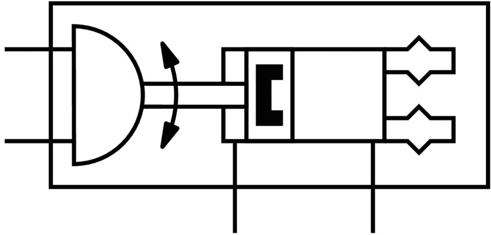 Festo Swivel/Gripper Unit 7mm Stroke - Size 20 Double Acting - 1187962