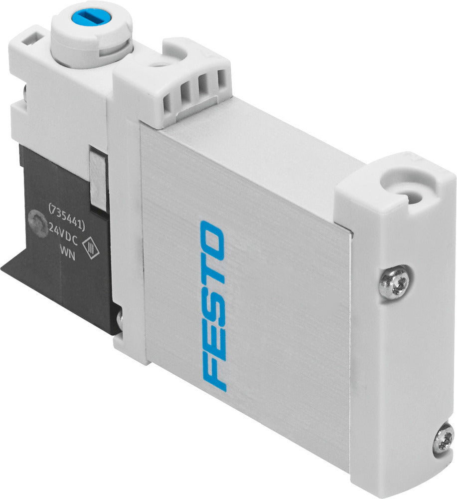 Festo 5/2 Monostabiler Luft Magnetventil Flansch 100L/Min - 566448