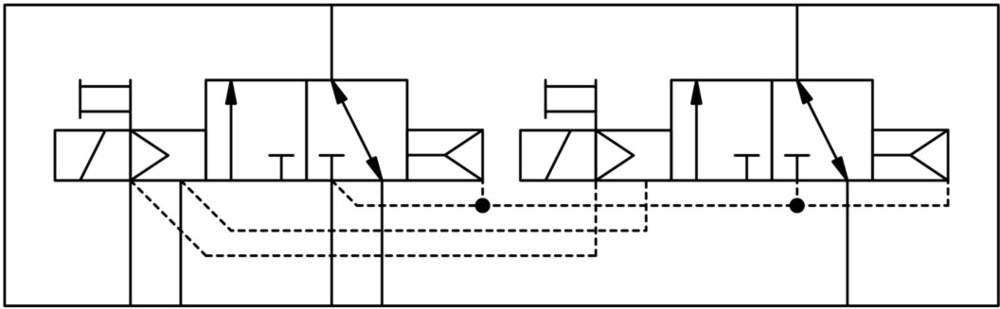 Festo 2x3/2 NC Monostable Air Solenoid Valve G1/4 950l/min - 8004873