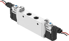 Festo 2x3/2 NC Monostabil Luft Magnetventil G1/8 560L/Min - 577321