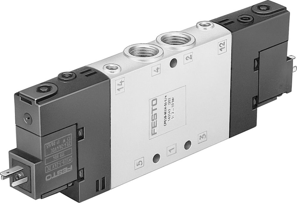 Festo 5/2 Bistable Air Solenoid Valve G1/4 1500l/min - 163767
