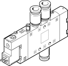 Festo 5/2 Monostable Air Solenoid Valve QS-10 1000l/min - 163802