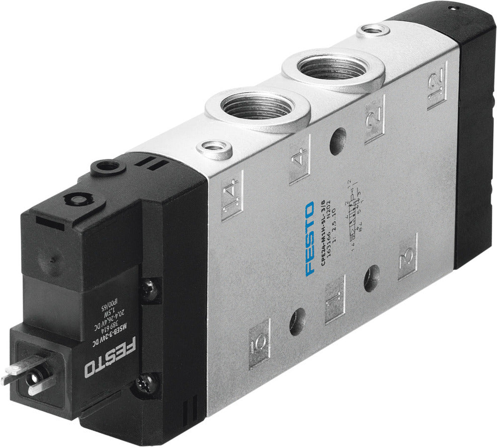 Festo 5/2 Monostable Air Solenoid Valve G3/8 2900l/min - 163810