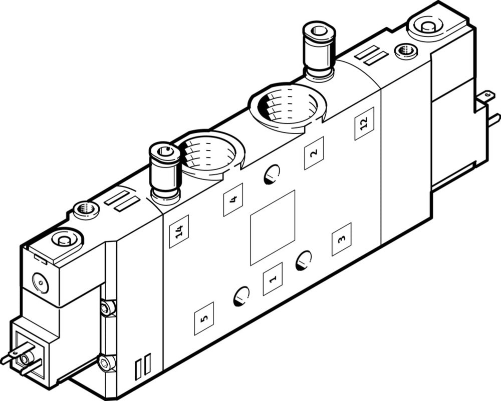 Festo 5/2 Bistabil Luft Magnetventil G3/8 3200L/Min - 163839