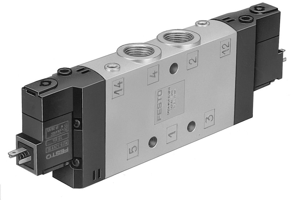 Festo 5/3 NC Air Solenoid Valve G3/8 3000l/min - 170337