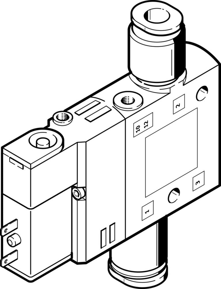 Festo 3/2 NC Monostable Air Solenoid Valve QS-6 510l/min - 196887