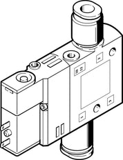 Festo 3/2 NC Monostable Air Solenoid Valve QS-6 300l/min - 196847