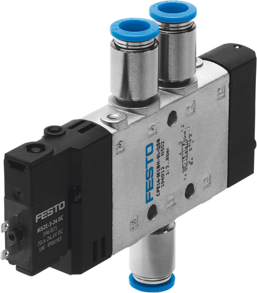 Festo 5/2 Monostable Air Solenoid Valve QS-8 680l/min - 196912