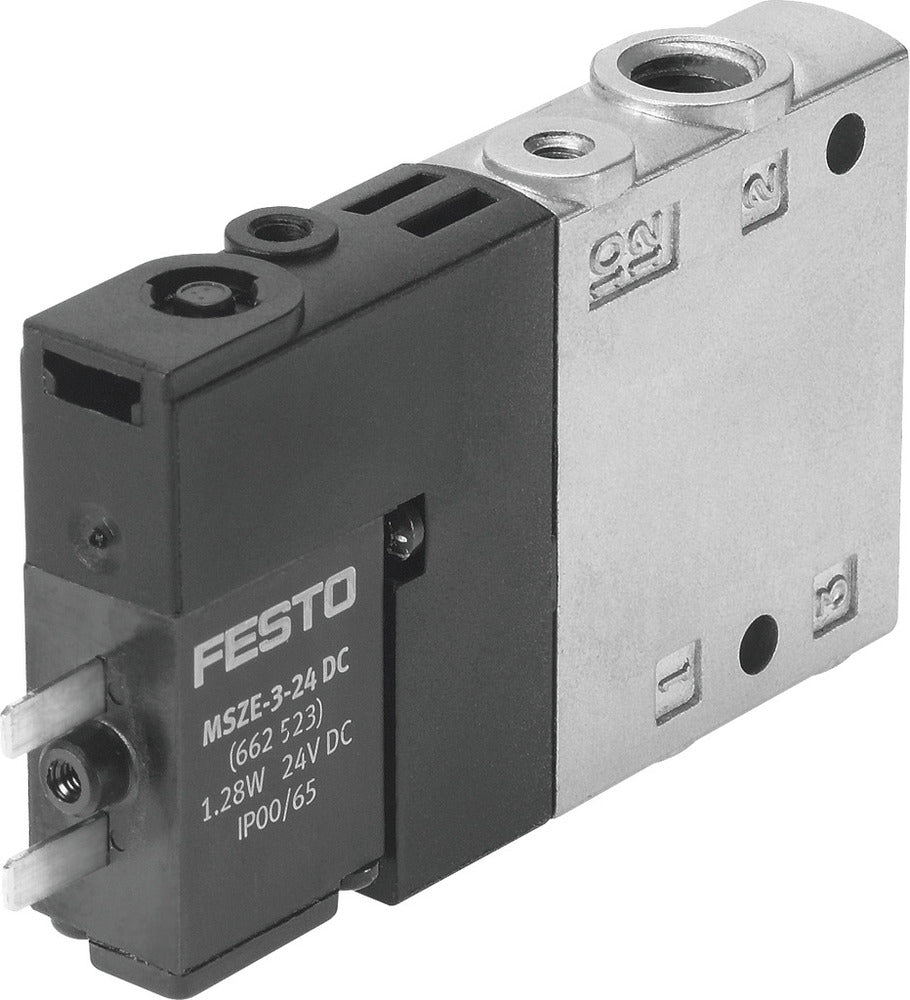 Festo 3/2 NO Monostabiles Magnetventil Für Luft M7 400L/Min - 196918