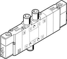 Festo 5/3 NC Air Solenoid Valve QS-4 180l/min - 533147