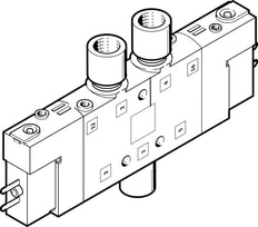 Festo 5/3 Exhausted Air Solenoid Valve M5 180l/min - 533162