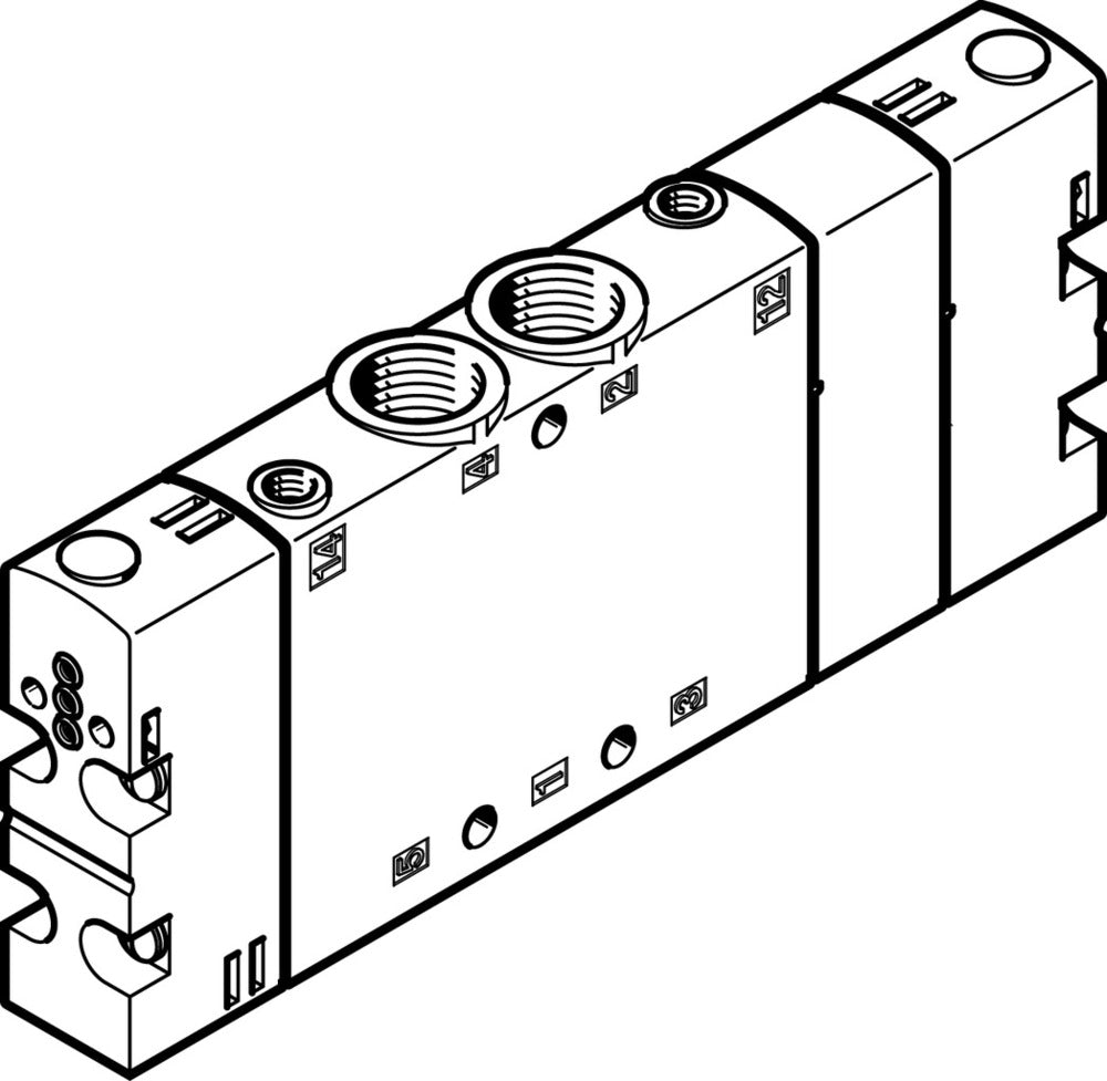 Festo 5/3 Exhausted Basic Valve G1/4 1200l/min - 550159