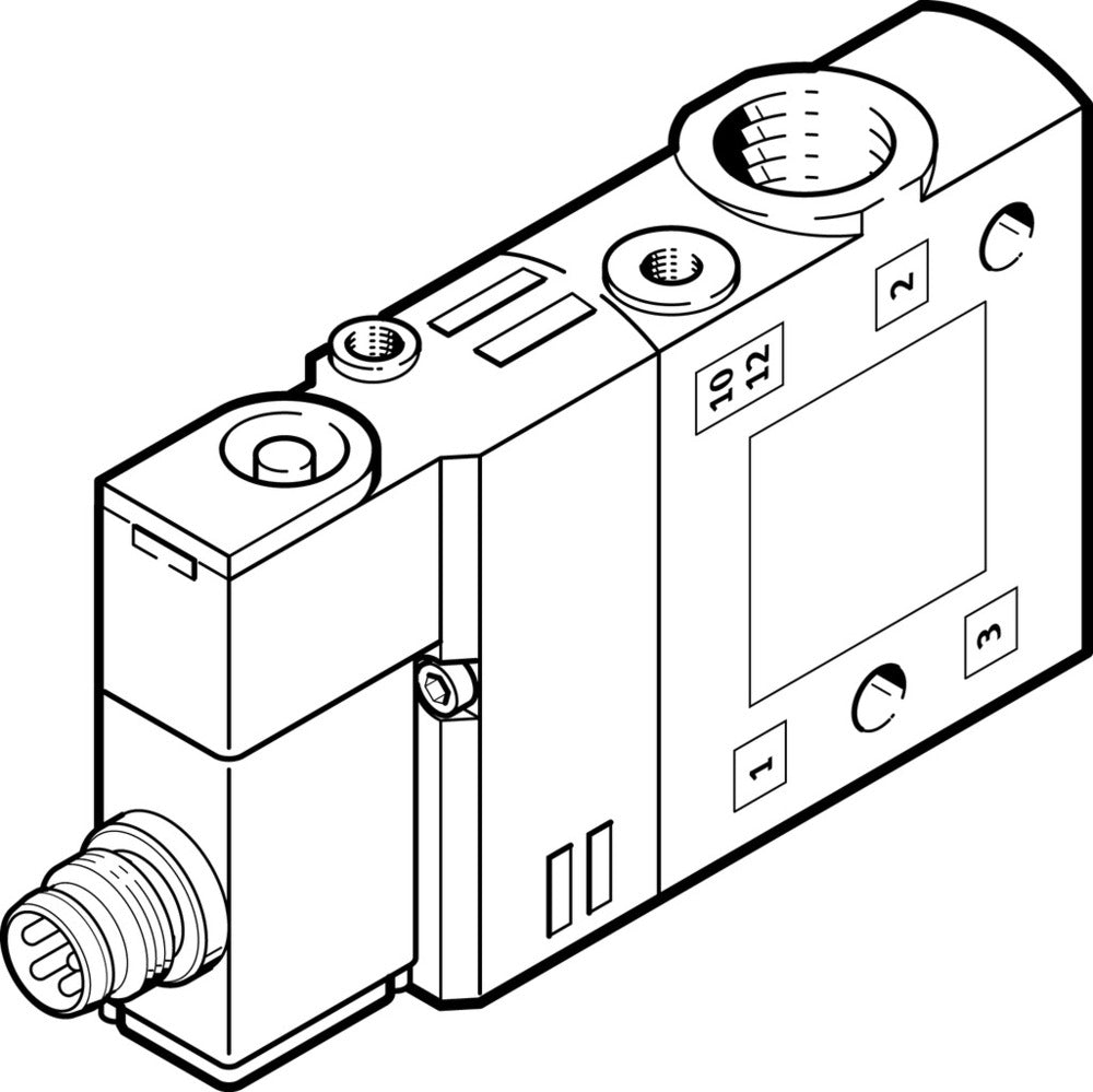 Festo 3/2 NO Monostable Air Solenoid Valve G1/8 900l/min - 550249