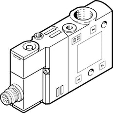 Festo 3/2 NO Monostabil Luft Magnetventil G1/8 900l/min - 550249