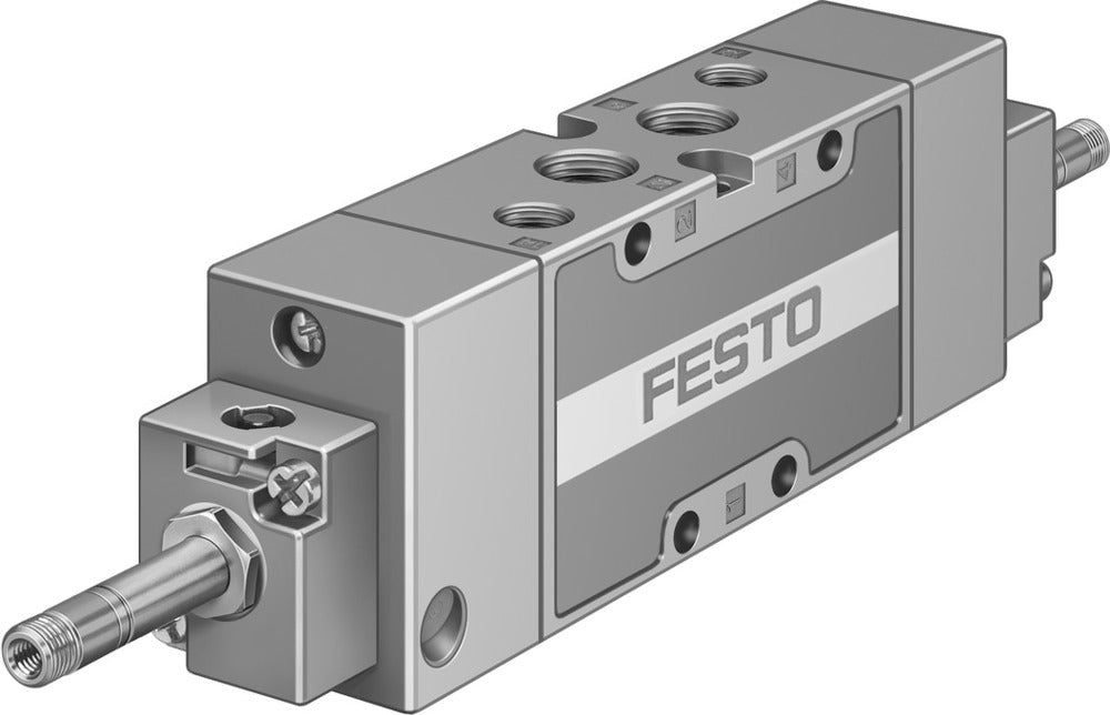 Festo 5/3 NC Air Solenoid Valve G1/4 1600l/min - 535940