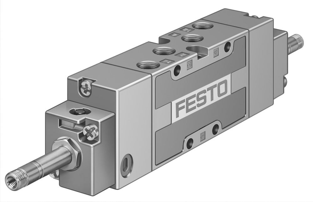 Festo 5/3 Pressurized Air Solenoid Valve G1/8 1000l/min - 30995