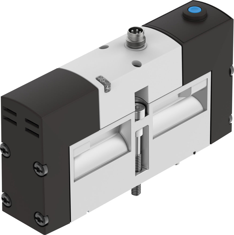 Festo 5/2 Monostable Air Solenoid Valve Size 26mm ISO 15407-1 1100l/min - 534536