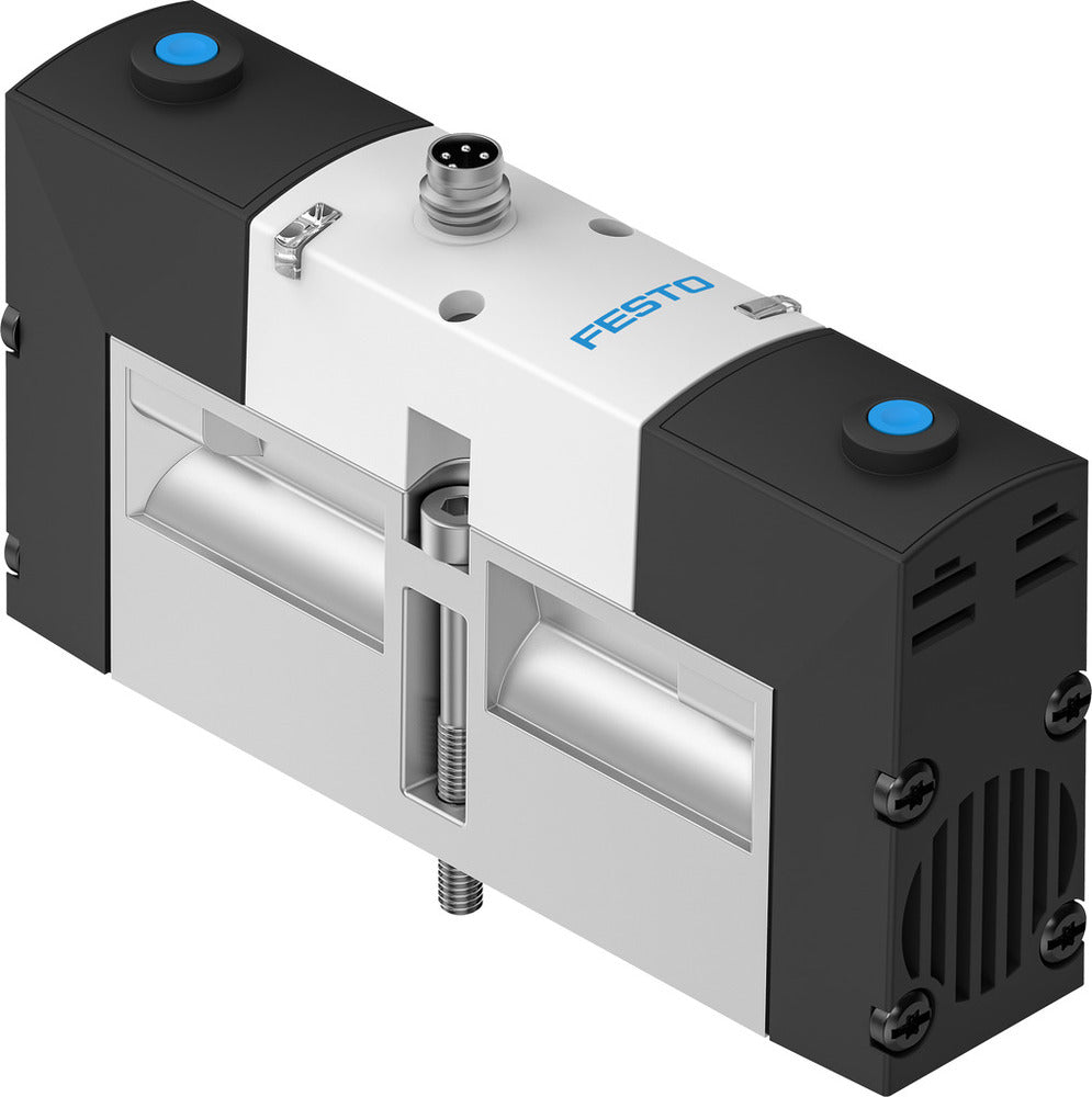 Festo 5/3 NC Air Solenoid Valve Size 26mm ISO 15407-1 1000l/min - 534529