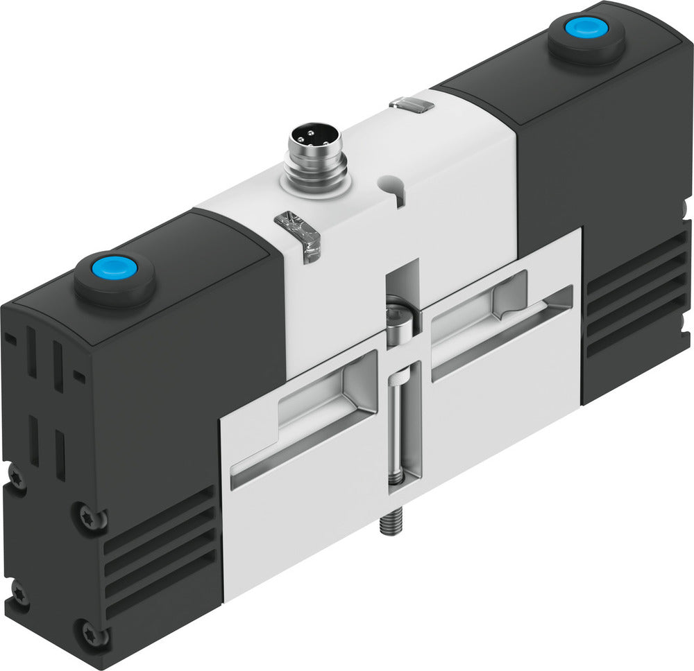 Festo 5/3 Exhausted Air Solenoid Valve Size 18mm ISO 15407-1 Size 02 VDMA 24563 450l/min - 534789