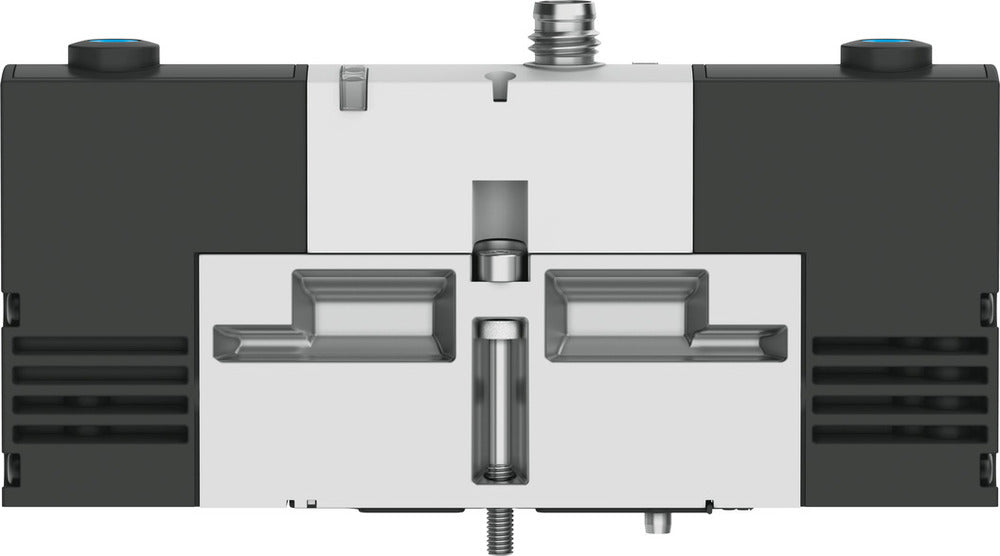 Festo 5/3 Magnetventil Für Druckluft Baugröße 18mm ISO 15407-1 Baugröße 02 VDMA 24563 450l/min - 534780