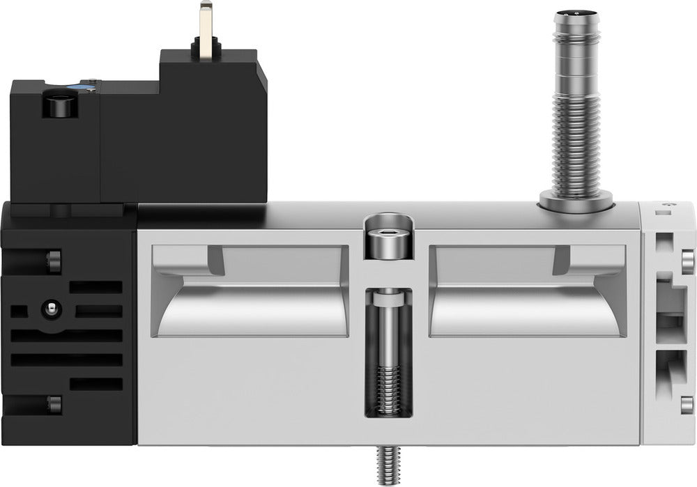 Festo 5/2 Monostabil Luft Magnetventil Baugröße 26mm ISO 15407-1 1100l/min - 560726