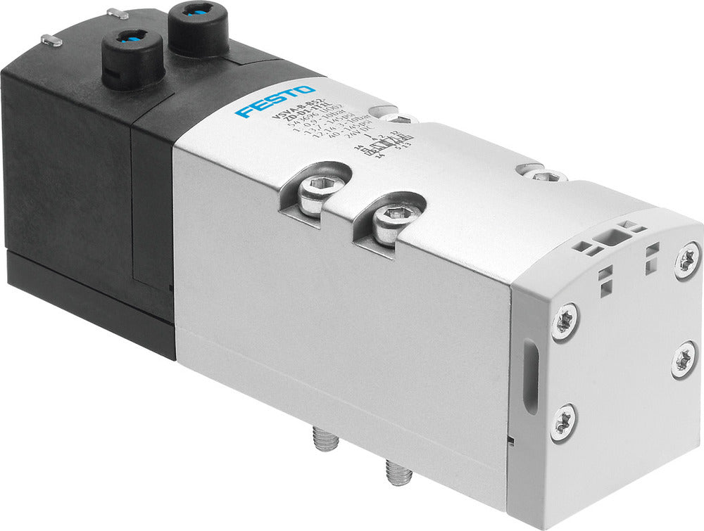 Festo 5/3 NC Air Solenoid Valve Size 1 ISO 5599-2 1200l/min - 8034842
