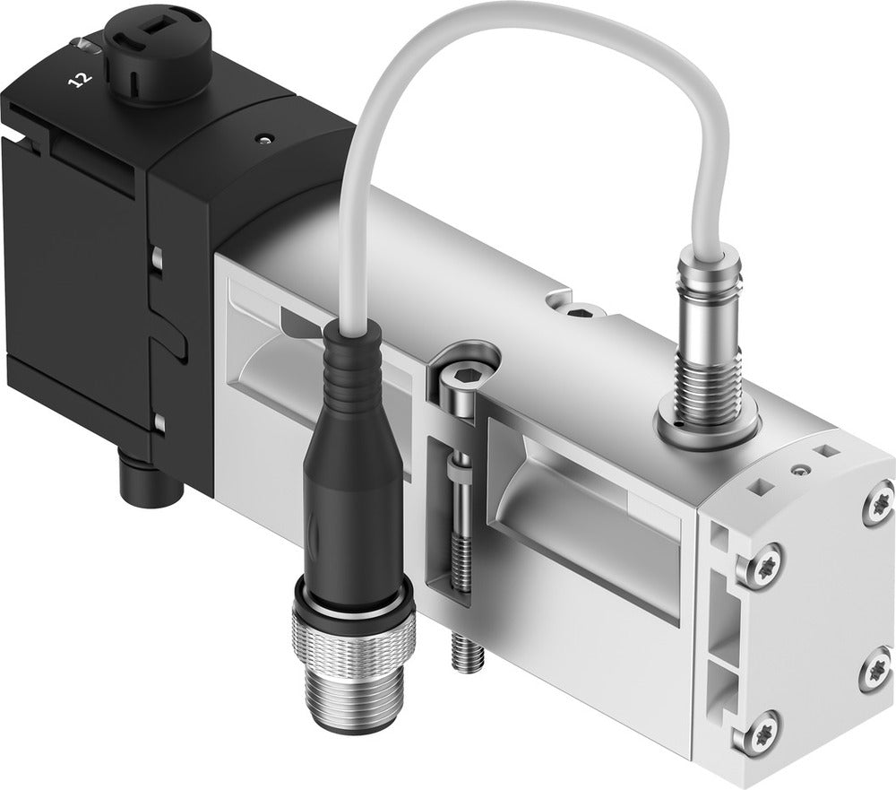 Festo 5/2 Monostabil Luft Magnetventil Baugröße 26mm ISO 15407-2 1100l/min - 8033057