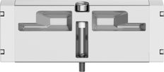 Festo 2x3/2 NC Monostable Pneumatic Valve Size 26mm ISO 15407-1 900l/min - 546711
