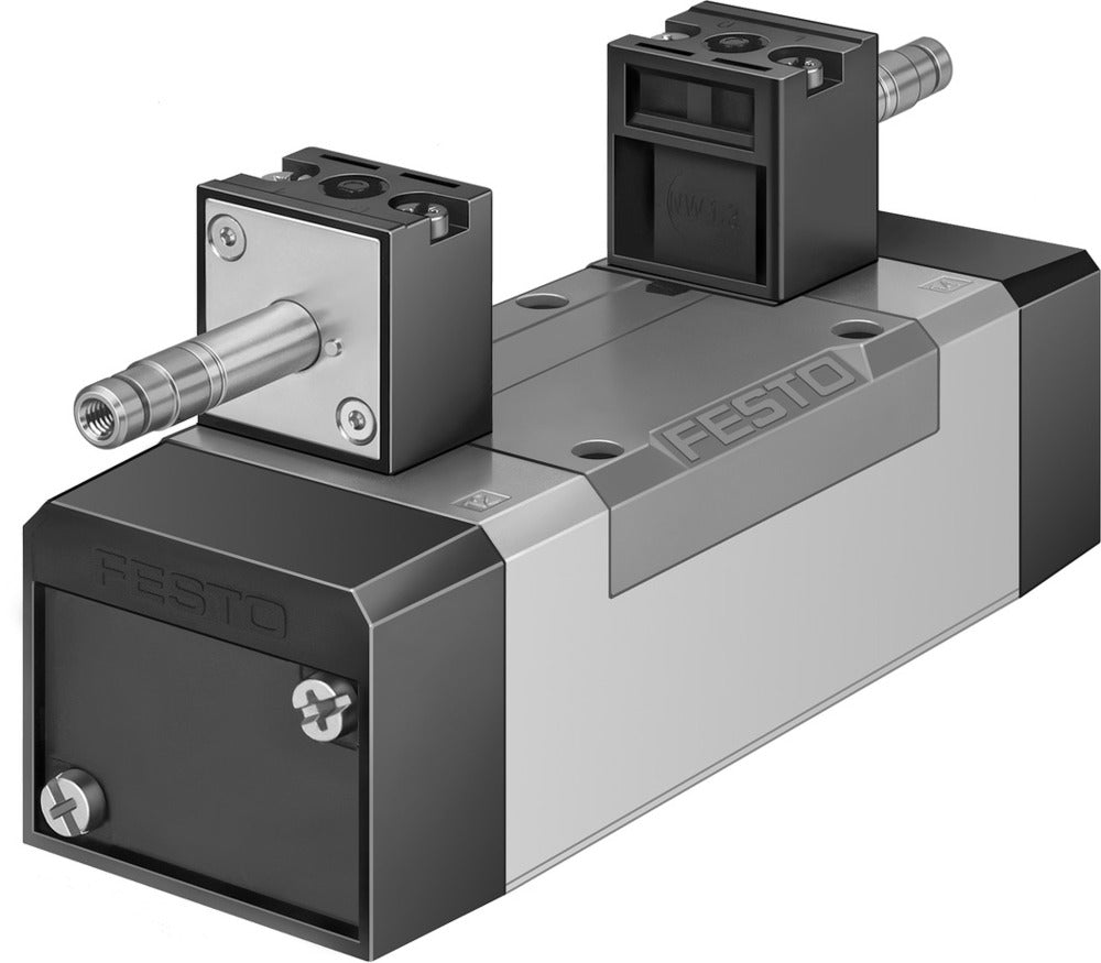 Festo 5/3 Exhausted Air Solenoid Valve Size 1 ISO 5599-1 1200l/min - 159683