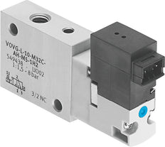 Festo 3/2 NO Monostabil Luft Magnetventil M5 200L/Min 2 - 8Bar/2 - 116Psi - 560699