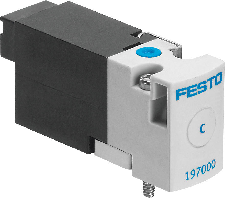 Festo 2/2 NC Monostable Air Solenoid Valve Sub-base 14l/min -0.9 - 2bar/-13 - 29psi - 197038