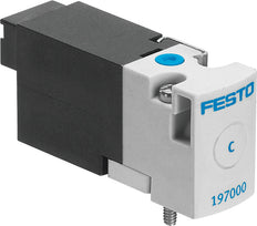 Festo 3/2 NO Monostabiler Luft Magnetventil Anschlussplatte 10l/min 0 - 6bar/0 - 87psi - 197020
